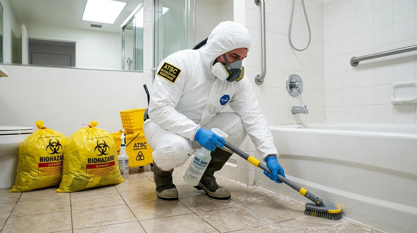Decontamination equipment deployed for Blood Cleanup in Clute
